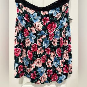 NWT Floral tube top